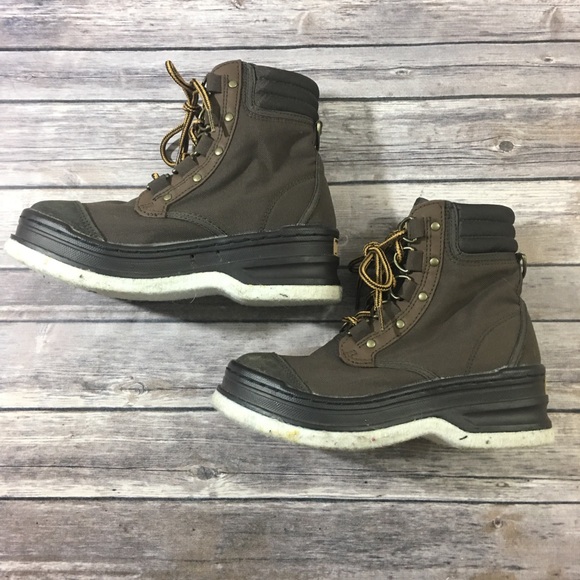 (SOLD) Hodgman Felt Bottom River Boots (Size 5) - Picture 2 of 5